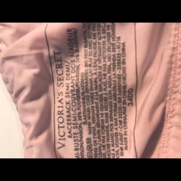 PINK victoria secret lightly lined 34DD bra - Picture 3 of 4